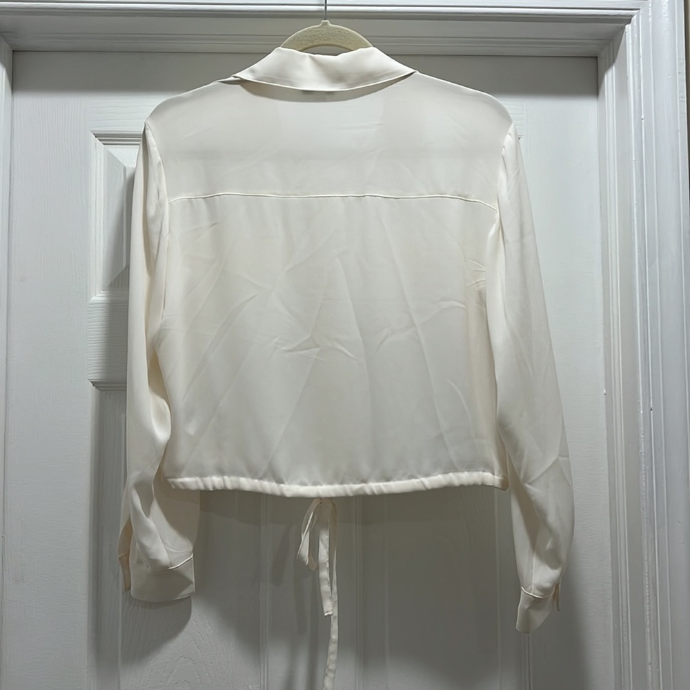 Cream Sheet Button Up - image 2